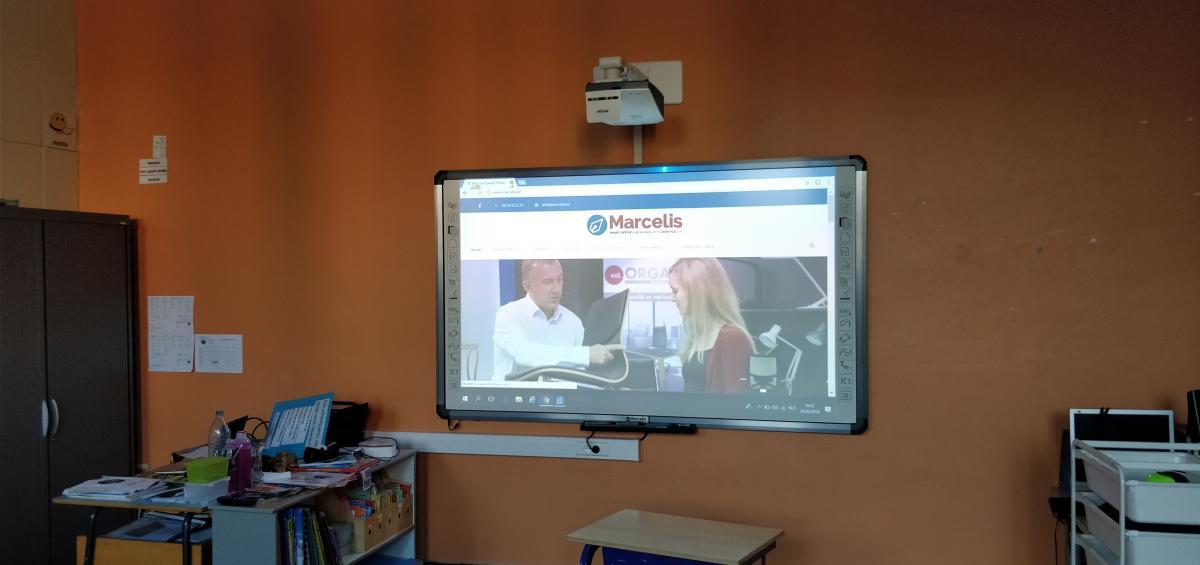 Jan Ruusbroec interactief whiteboard newline vivitek ust projector marcelis halle 2018 6