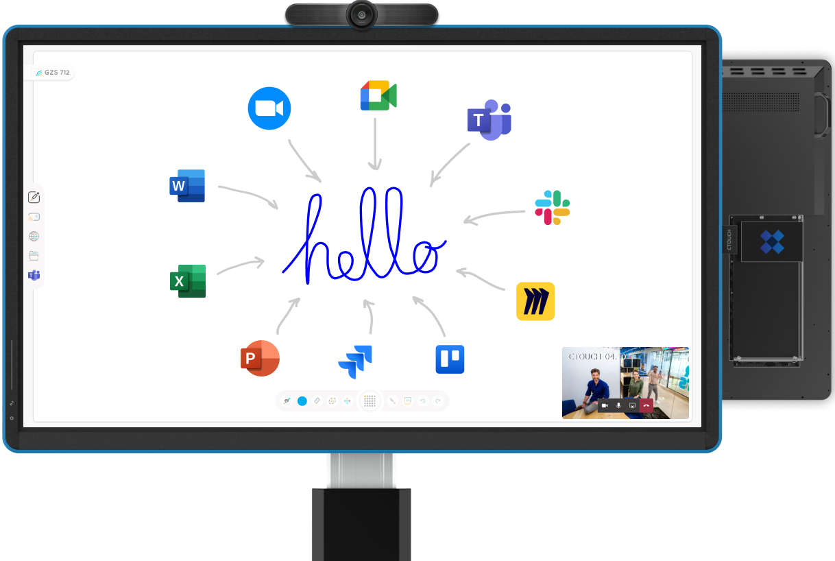 Clevertouch Impact Plus touchscreen digibord CTOUCH hello Clevertouch Impact Plus touchscreen digibord CTOUCH hello
