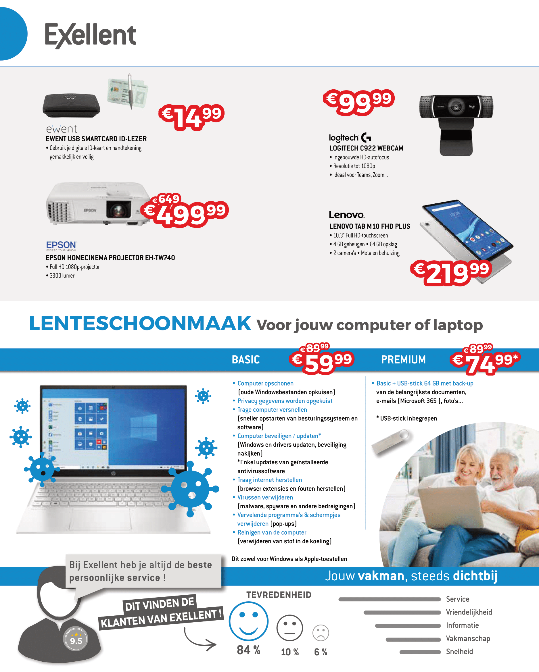 Folder lente 2021 it computer laptop printer voorraad interactief smartbord korting promo belgie clevertouch ctouch prowise i3