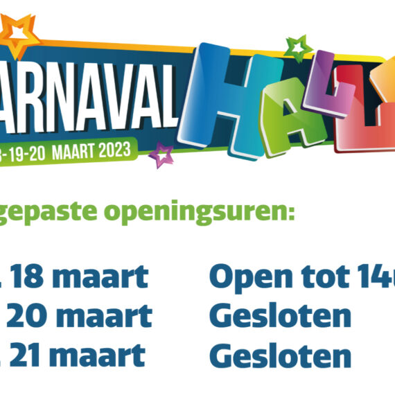 Openingsuren Carnaval CTOUCH Clevertouch 2023 Marcelis Halle