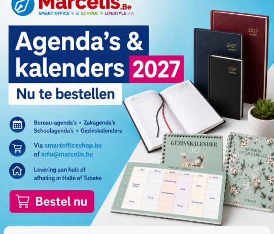 Agenda’s en kalenders 2027 bestellen bij Marcelis Smart Office Catalogus agenda’s 2027 Marcelis Smart Office Bureau-agenda’s, zakagenda’s en kalenders 2027