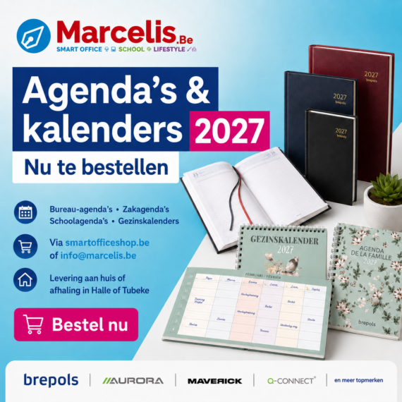 Agenda’s en kalenders 2027 bestellen bij Marcelis Smart Office Catalogus agenda’s 2027 Marcelis Smart Office Bureau-agenda’s, zakagenda’s en kalenders 2027